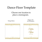 Custom Wedding Dance Floor Wrap — UV-Printed, DIY Kit Ships Free in USA