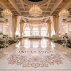 Custom Wedding Dance Floor Wrap — UV-Printed, DIY Kit Ships Free in USA