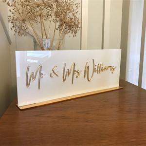 Acrylic Name Signs