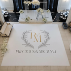 Custom Wedding Dance Floor Wrap — UV-Printed, DIY Kit Ships Free in USA