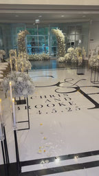 Custom Wedding Dance Floor Wrap — UV-Printed, DIY Kit Ships Free in USA